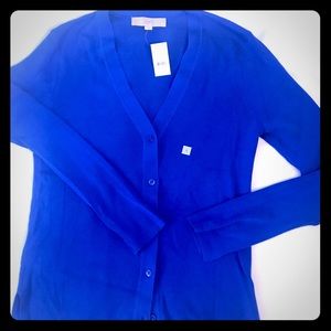 Loft 5 button down cardi, never been worn NWT